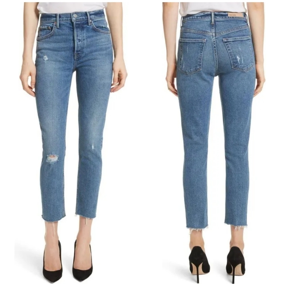 Grlfrnd Karolina Sixpence Jeans Size 26